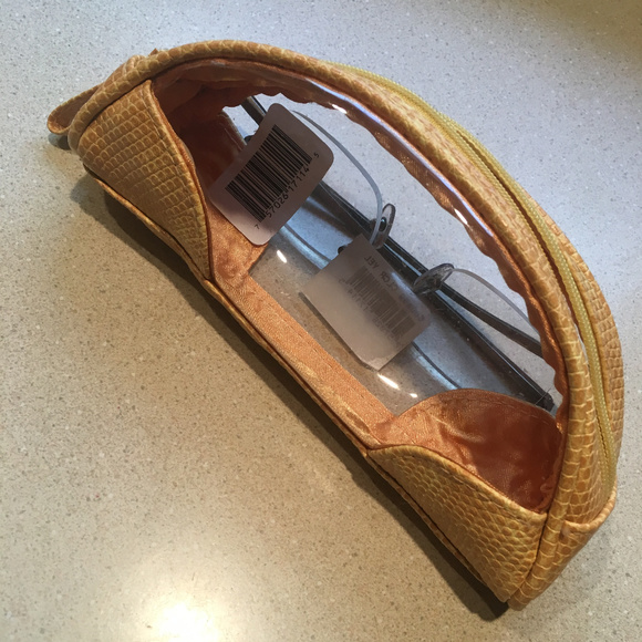 NEW Clear Eyeglasses CASE/Purse - Picture 3 of 3